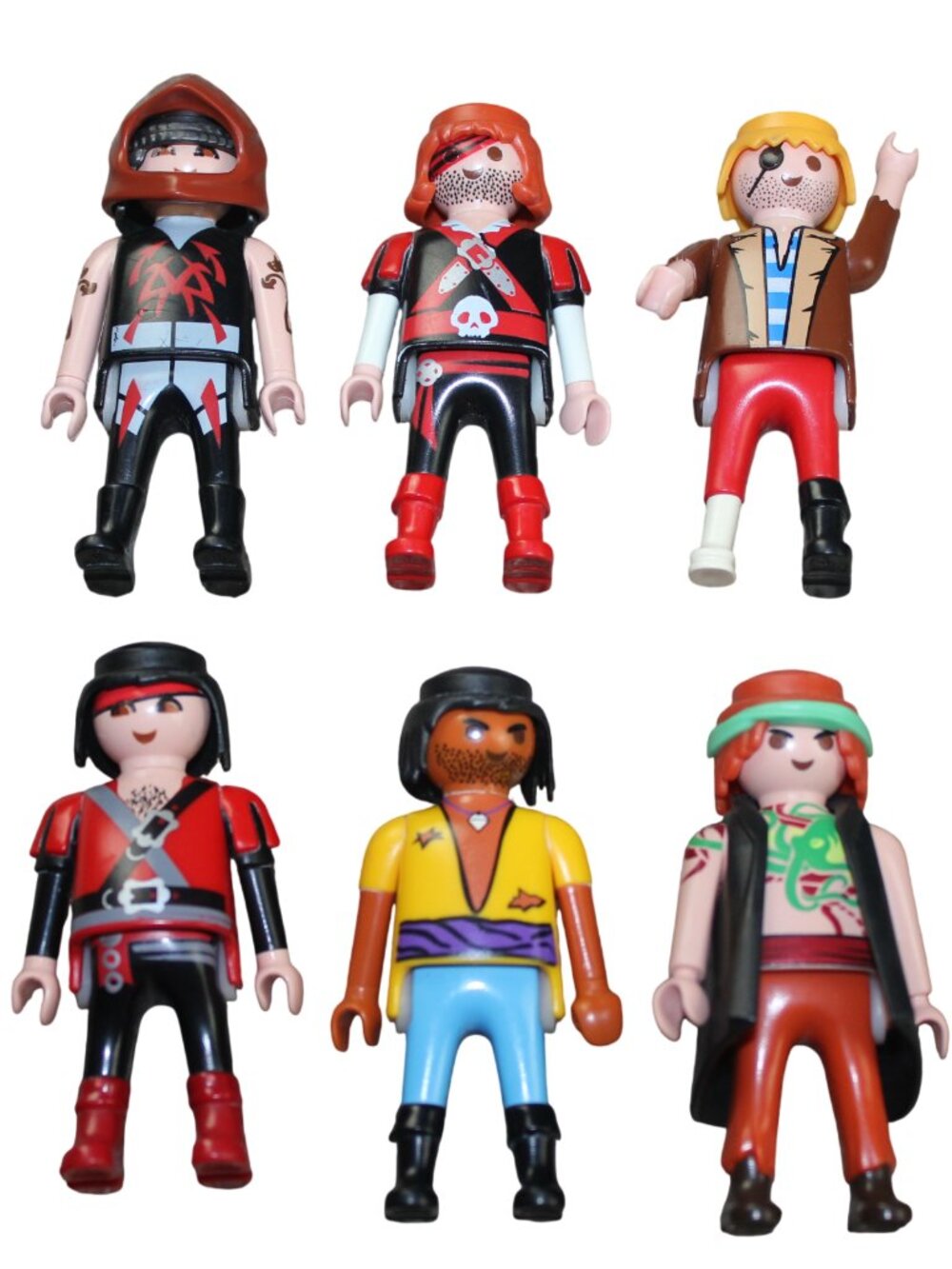 Playmobil Pirate 4753 Bandit 5878 Playtember Figure Toy People Lot of 6